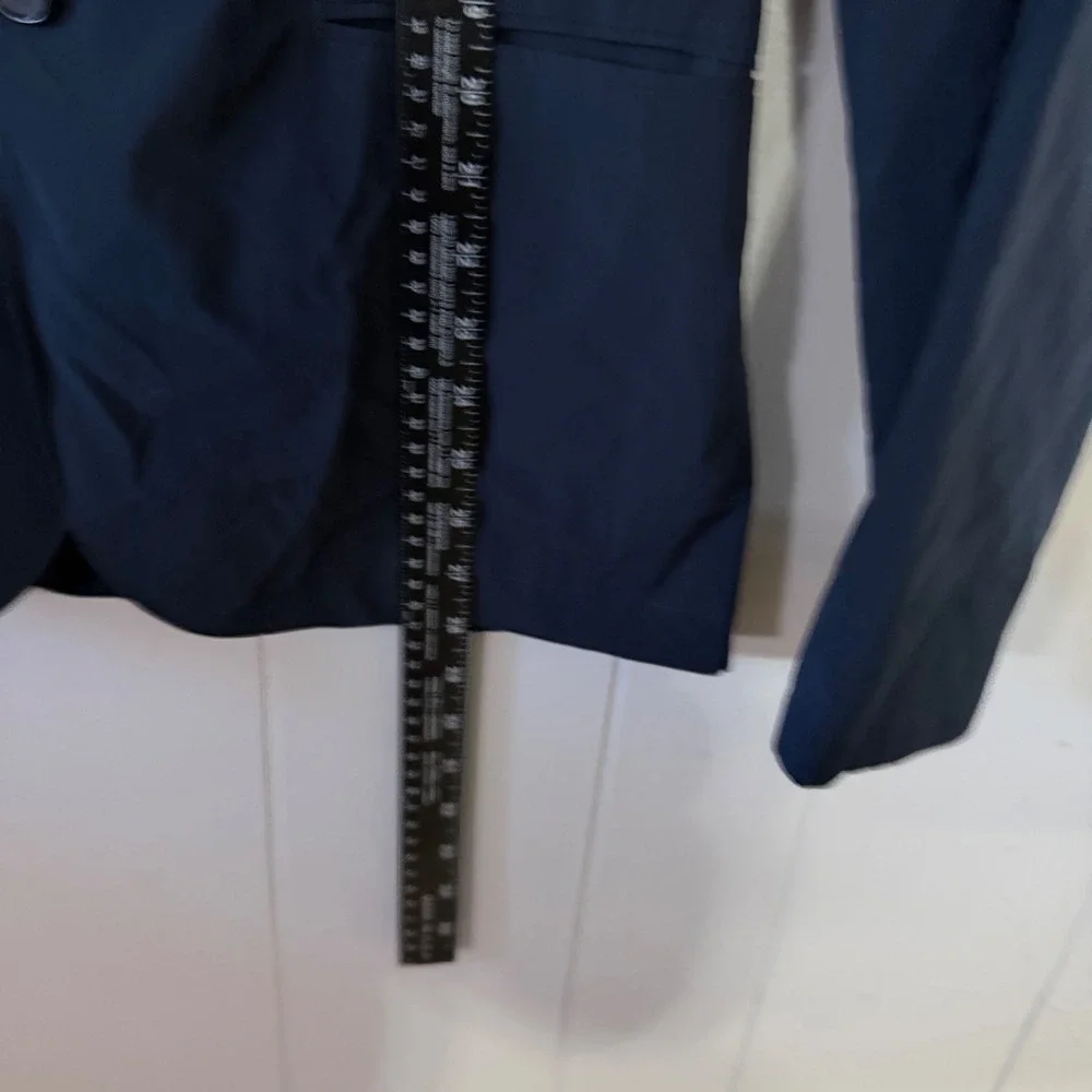Reiss Unique-Nylon Blazer Mens S Navy Blue‎ Technical Two-Button Sport Coat